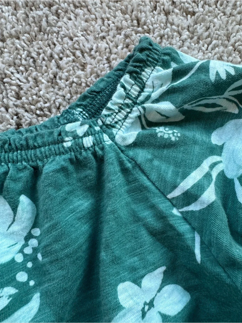 Girls 5T Summer Outfit Bundle  Floral sundress & top and short set 3 Piece Set